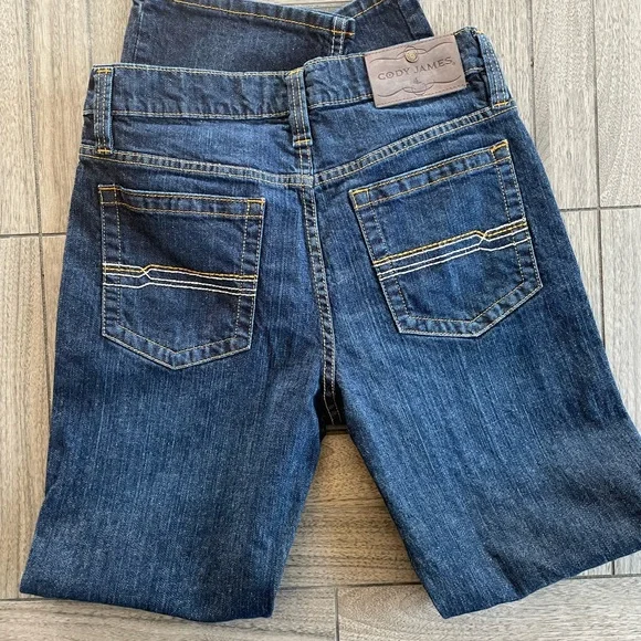 Cody James Men's Bootcut Jeans - Deep Blue - Picture 3 of 5